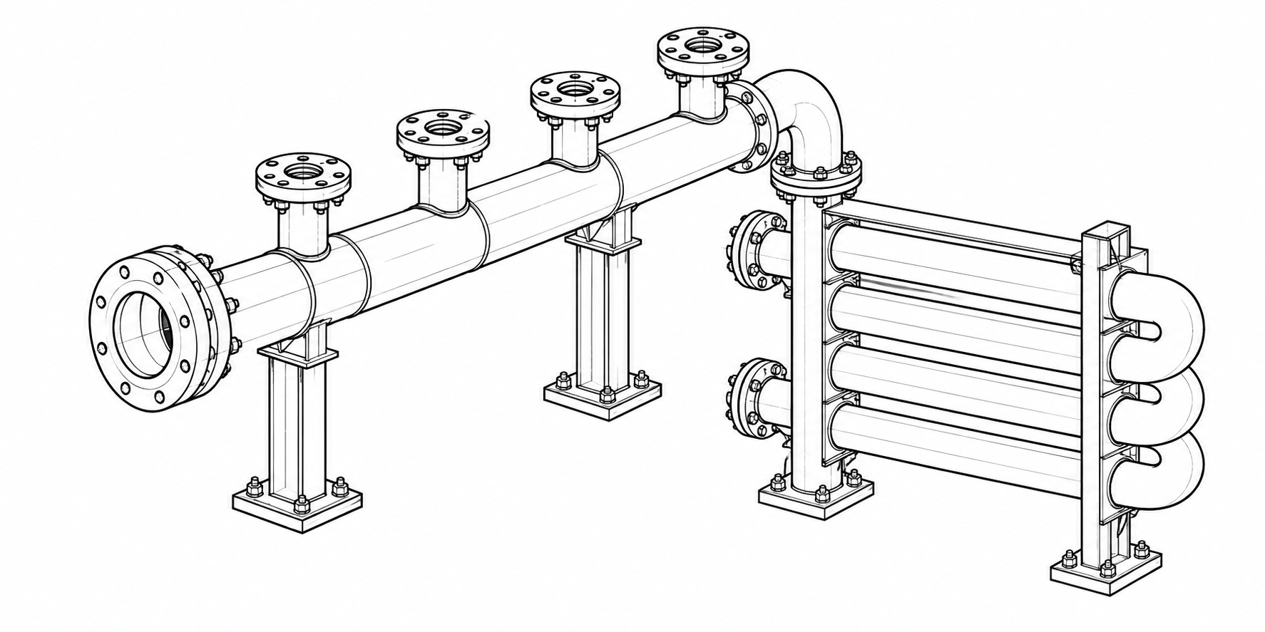 Pipe & Coil Fabrication - representative capability imagery